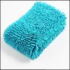 Hund Grooming Pet Dog Handduk Snabbtorkning Microfiber Chenille Py Cat Badhanddukar f￶r husdjur Reng￶r leveranser Superabsorberande fast f￤rg DHGTV