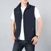 Hommes gilets hommes été sans manches gilet manteau printemps automne décontracté voyages extérieur mince gilet vestes hommes hauts