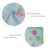 Fazzoletto di cotone carino Stampato fiori di panda Akita Cane Bambino Sciarpa quadrata Multicolore Baby Saliva Asciugamano Abbigliamento Accessori J220816