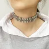 Choker Delicate Shiny Rhinestone Collar Torsion Necklaces For Women Statement Wedding Or Party Dress Fashion Jewelry