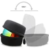 Étui pour lunettes de Ski, Snowboard, neige, EVA avec fermeture éclair, boîte de transport rigide, protection de lunettes, rangement étanche L221022