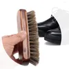Clothing Storage Horsehair Brush Wooden Handle Cleaning For Furniture Clothes Coat Suit Lint Shoes