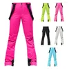 Pantaloni da sci Utile Sci da neve Protezione isolante impermeabile Superficie liscia Donna Antivento Traspirante per lo snowboard