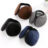 Berets Fashion Unisex Solid Winter Earmuffs Женщины мужские ушные уш