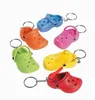 Croc Mini Keychain العصرية smoll Croc Clog مستوحاة كيرينغ لطيف المطاط الحذاء سلاسل المفاتيح