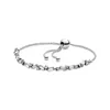 S925 Silver Charm Butterfly Bead Armband Justerbar DIY Fit Pandora Armbandsmycken