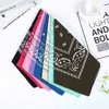 2021 Headband Unisex Fashion Cotton Bandana Square Scarf For Women Men Headband Headwear Double Sided Head Wrap Hair Accessories J220816