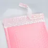 Aufbewahrungstaschen Pink Blasenumschlag Selbstversiegel -Mailer gepolsterte Umschläge mit Mailing -Taschen -Geschenkpaketen