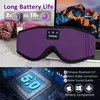 Cell Phone Earphones Sleep Mask Headphones 3D Breathable Smart Sleeping Headphones Bluetooth 52 Eye Mask WAuto Off Timer Music Hea2160701