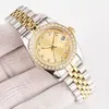 Titta på Womens Automatic Diamond Auto Date Watches 904L Rostfritt stål Montre Luxe 36 41mm Vattenbeständig Luminous Swiss Imitation3078