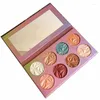 Eye Shadow Hudamoji 8 Color Disc Lasting Makeup Lift Up Matte Light Repair High Gloss Plate