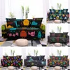 Stoelhoezen 1/2/3/4Seater Robot Sofa Cover Cartoon Stretch Beschermende Slipcover voor woonkamer Furniture L Vorm Hoek Bank Aantastman