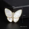 Luxury Brooches For Women Charm Pearl Gold Color Brooch Pin Jewelry New Corsage Wedding Butterfly Clothing Accessories