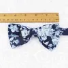 Ein Taschentuch mit Blumenmuster, 65 cm, Krawatten-Set, dicke Baumwolle, für Damen und Herren, Schmetterling, für Erwachsene, Fliege J220816