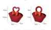 Gift Wrap 2022 Wedding Candy Box Creative Portable Leather Bag Design Companion Packaging Love Heart Handle 10pcs