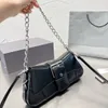 Autumn and winter 2022 Woman armpit shoulder bag Double chain fashion handbag Flap purse Top crocodile grain leather is specially designed for women Very beautiful