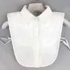 Linbaiway Business VRouwen Nep Kraag Afneembare Kraag Shirt vrouwelijke Valse Kraag Ketting Jurk Revers Blouse Top Decoratie J220816