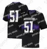 Northwestern Wildcats Football Jersey NCAA College Hunter Johnson Evan Hul