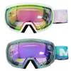 Ski Goggles Goggs 2022 New Doub Layer Anti-Fog Women Мужчины на открытом воздухе спортивные бокалы езды на сноуборде Snow UV защита L221022