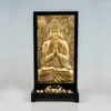 Świecane posiadacze siedzące Buddha Lotus Candlestick chiński joga