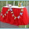 Other Festive Party Supplies Explosion Of A Variety Colors Table Skirt Europe And The United States Birthday Party Dress Creative Dhy12