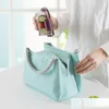 Aufbewahrungstaschen Tragbare Insated-Lunch-Tasche mit Griff Wasserdichte Lebensmittel-Bento-Taschen für Outdoor-Reisen Picknickbehälter Langlebig 7 2Ym Ww Dhx3K