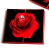 JEDZIONA POCHODY PRZYJĘCIA SŁONKONALNE BLACK PLAID RED ROSE Róża na prezent na Walentynki