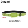 Belts Deepeel 2.8 105cm Ladies Genuine Leather Belt Solid Color Waistband Jeans Dress Decoration Luxury Designer Accessories