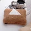 Cute Cashmere Tissue Box Restaurant Napkin Box Desktop Paper Case Car Carry Outdoor Home Storage Bag Coffee Shop Decor MJ0943