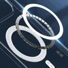 Магсога прозрачные случаи магнитная беспроводная зарядка для iPhone 14 12 11 13 Pro Max Mini XR XS 7 8 плюс SE жесткое акриловое покрытие