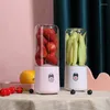 Juicers 4xfb liquidificador portátil mixer USB Máquina elétrica Smoothie Mini Frutas Processador Silenciador de limão pessoal