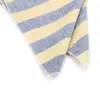 2424 Gloednieuwe Mens Fashion Linen Striped Pocket Squares For Men Handkerchief Wedding Vintage Check Suits Pocket zakdoeken handdoek J220816