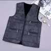 Gilet masculin 2022 pour hommes moutons et fourrure intégrée de couture en V V mode chaud à la mode