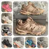 تصميمات أحذية عادية Chaussure Classique Pour Homme Sport Sneaker Paris Triple S Track 3.0 أحذية جلدية للسيدات ممر للمشي مشي نسائي Zapatillas Mocasines