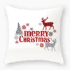 Capa de almofada de travesseiro de Natal de 45 cm Decorações de Natal para casa 2021 Cristmas de Natal Ornamentos de Ano Novo FY5443 B1022