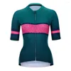 Racing Jackets High-Quality Women's Outdoors Cycling Jerseys Short Sleeve Bike Shirts MTB Bicycle Jeresy Clothing Wear