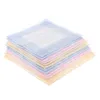 Damen-Taschentücher-Set, 100 Taschentücher aus gewebtem Baumwollstoff, Tasche 30 x J220816