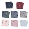 Men Dakkerchief Square Hankies Print Patroon voor zakelijk volwassen bruiloft J220816