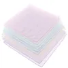 10x Mulheres Hankie desenhado Hand Desenho Multicolor Soft confortável lenços J220816