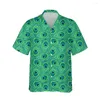 Chemises décontractées pour hommes Jumeast 3d abstrait plume de paon imprimé chemise hawaïenne Harajuku mode masculine à manches courtes pour hommes Blouses Streetwear