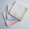 3Pcs Hankerchief Multicolor Plaid Stripe Men Pocket Square Business Breast Towel Pocket Handkerchiefs Scarves 100 Cotton J220816