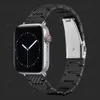 Koolstofvezelpatroon PC -horlogebanden voor Apple Watch Band 49mm 45 mm 44 mm 40 mm 41 mm 38 mm 42 mm polsband compatibel met IWatch Ultra 8 7 6 5 4 3 SE