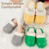 Slippers Women Men Couples Home 2022 Fashion Warm Winter Furry Soft Short Plush Slipper Non Slip Bedroom Slides Indoor Shoes