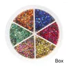 Broca de jóias para esmaltes Brill 6 placa de placa de grade de fundo liso de fundo de diamante colorido de diamante