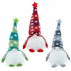 Party Gunst LED Licht Gezichtsloze Gnome Xmas Tree Hangende hanger Luminous gloeiende dwerg Rudolph Doll Christmas Gift Decor JNB16582