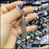 Wedding Rings Wedding Rings Luxury Engagement Tassel For Women Bridal Cubic Zirconia Dubai Femmale Accessories Finger Ring Jewelry J Dhfak