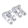 Toilet Seat Covers Set Alloy Replacement Hinges Mountings Chrome With Fittings Screws For Accessories