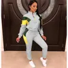 Women's Tracksuits Autumn Tracksuit Casual Two Piece Set Top and Pants Fall Plus Size Sweat Suit Sport 2 Matching Outfit