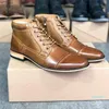 2021 Designer Martin Boots Men Sapatos de Torno