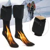 Chaussettes pour hommes épaissir plus chaud batterie chauffante électrique pour femmes hommes hiver plein air ski cyclisme Sport